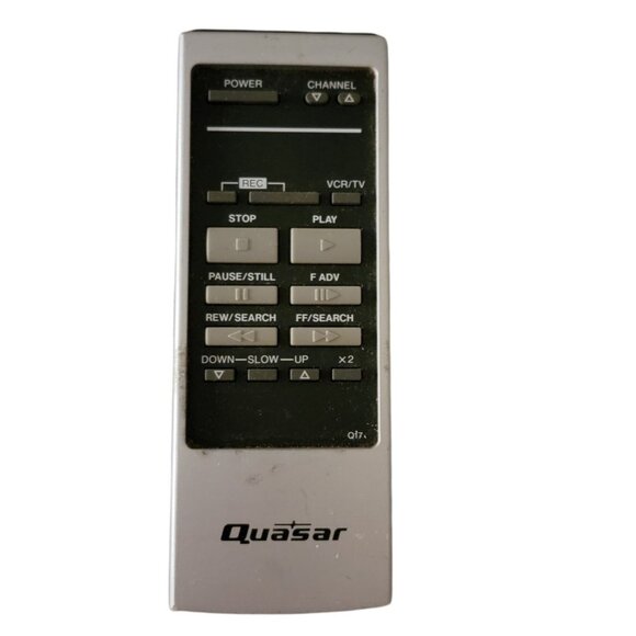 Genuine Quasar VCR Remote Control VSQS0459 Tested and Works - Picture 1 of 3